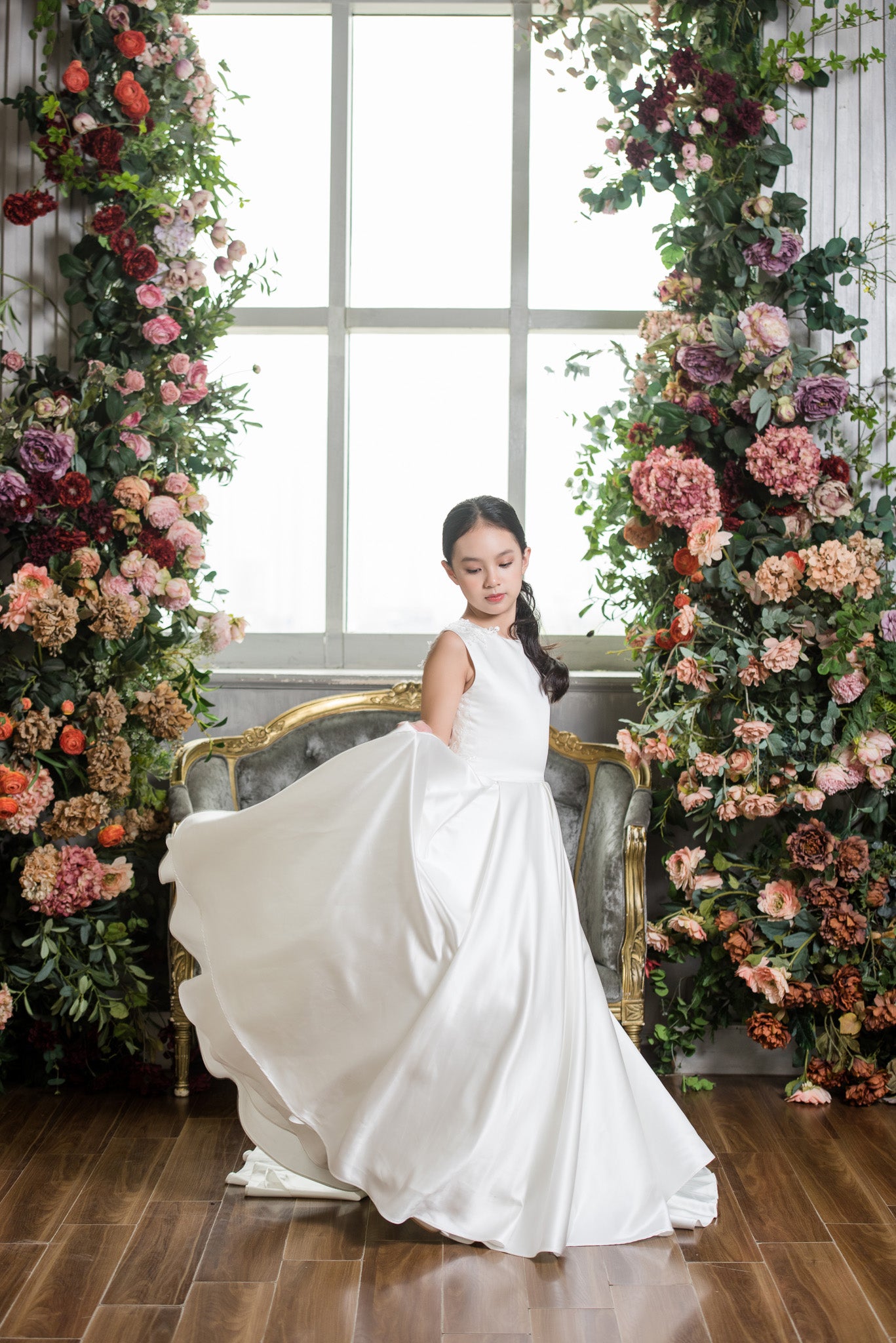 CHARLENE Lux Flower Girl / Communion Dress