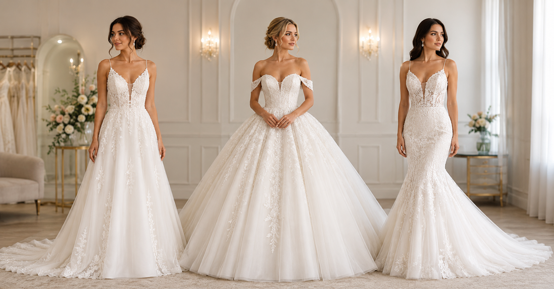 A-Line vs Princess vs Mermaid Wedding Dresses: Which Silhouette Suits You?
