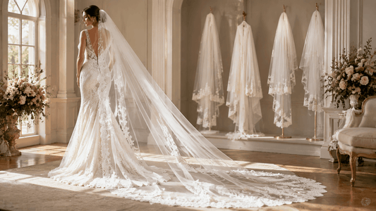 Wedding Veil Lengths and Styles Explained: Cathedral, Floor Length, Short and Lace Veils