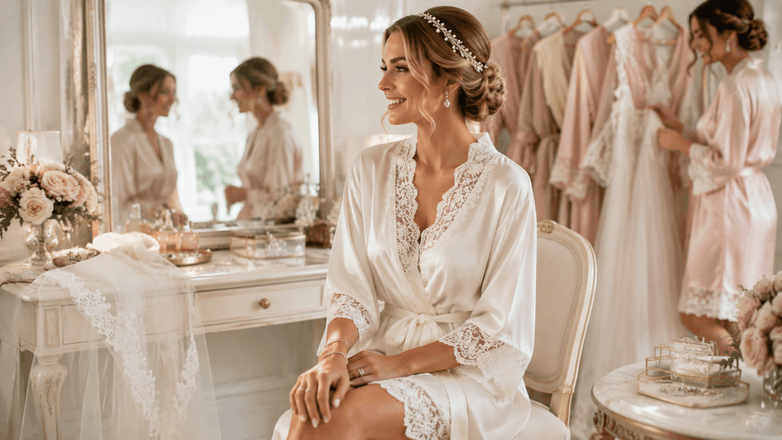 Bridal Robes Guide: What to Wear While Getting Ready on Your Wedding Day