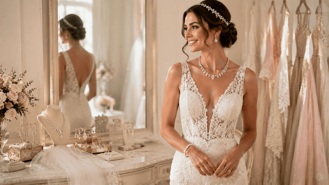 How to Choose Bridal Jewellery to Match Your Wedding Dress