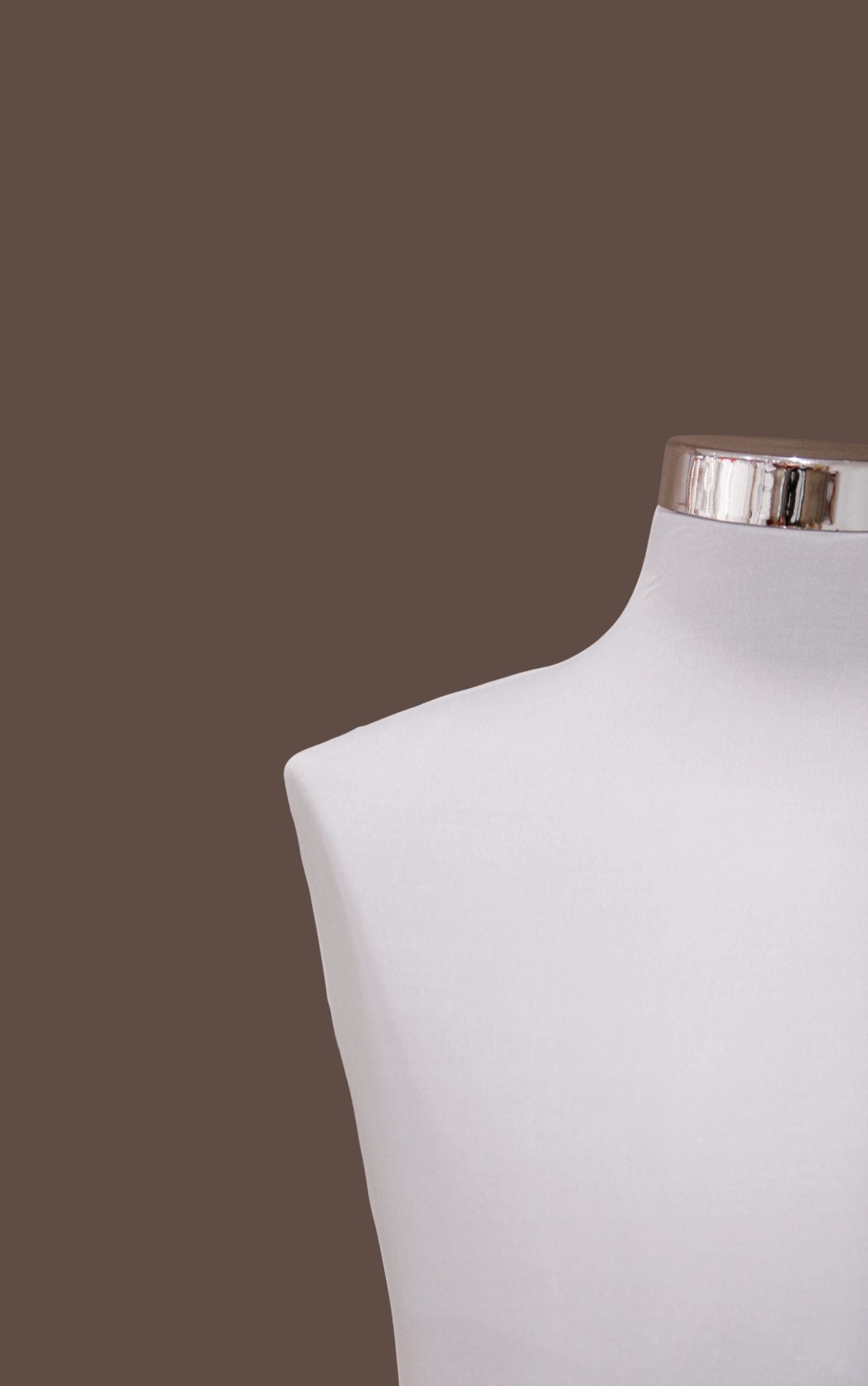 Hiring Male Mannequin- Torso with Base (Light Grey)