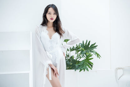 EVA LONG LACE WRAP