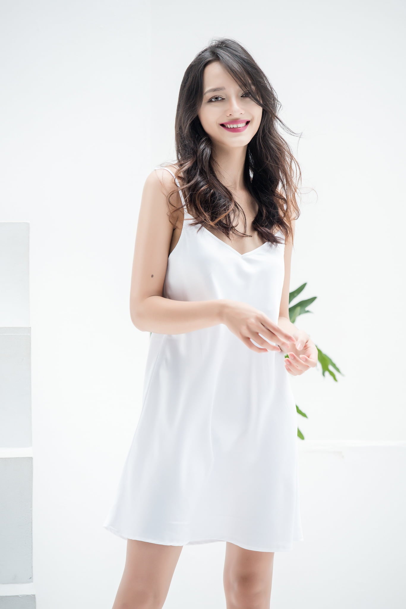 POSIE SLIP - WHITE