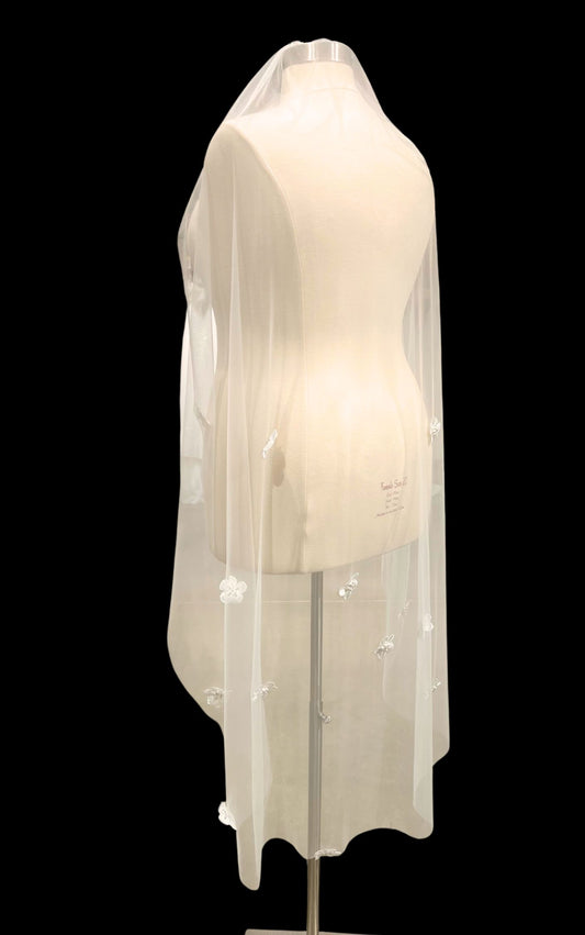 LENA | 3D FLOWERS VEIL
