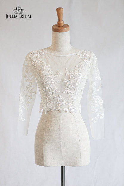 Floral Lace Long Sleeves | Boleros