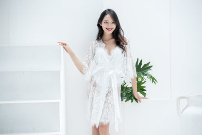 FLORAL LACE WRAP
