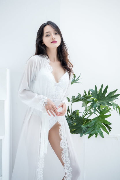 EVA LONG LACE WRAP