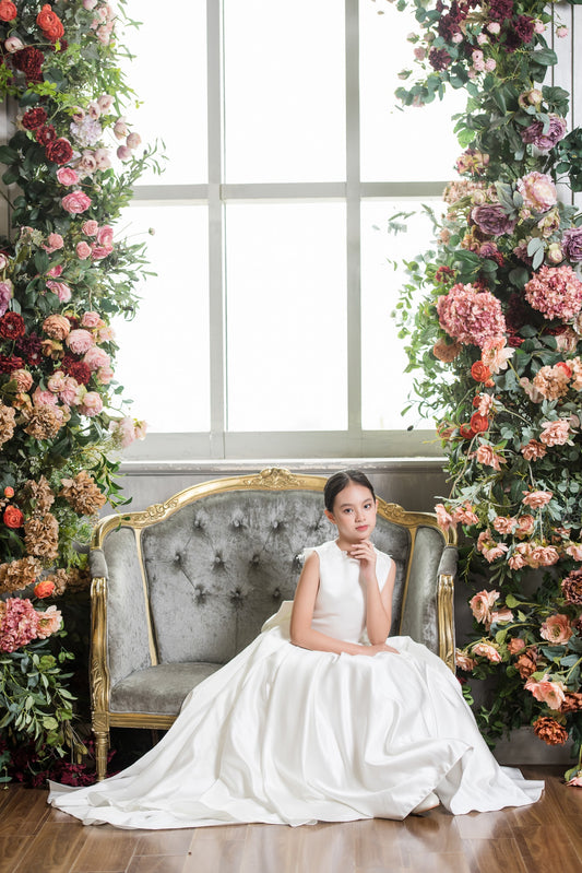 CHARLENE Lux Flower Girl / Communion Dress