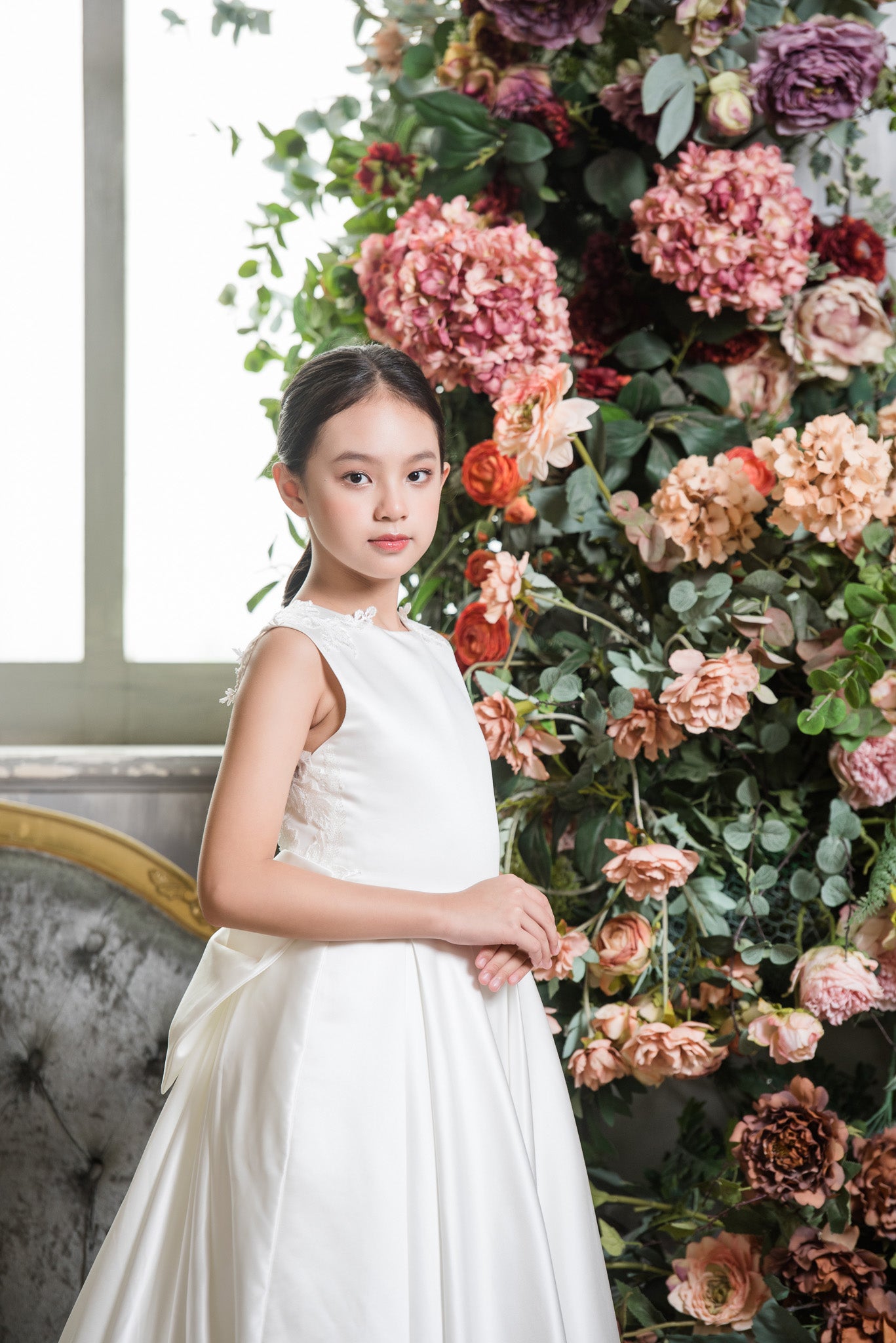 CHARLENE Lux Flower Girl / Communion Dress