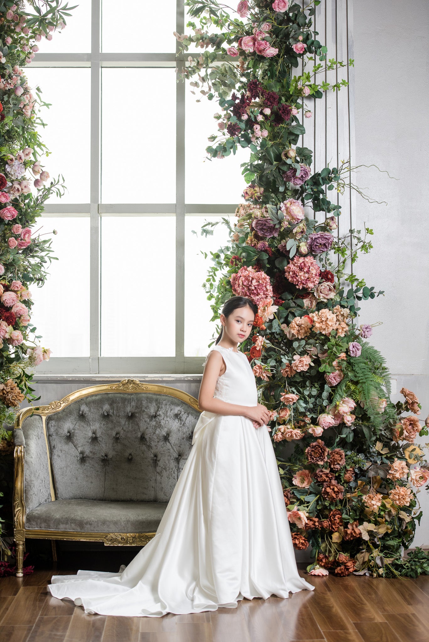 CHARLENE Lux Flower Girl / Communion Dress