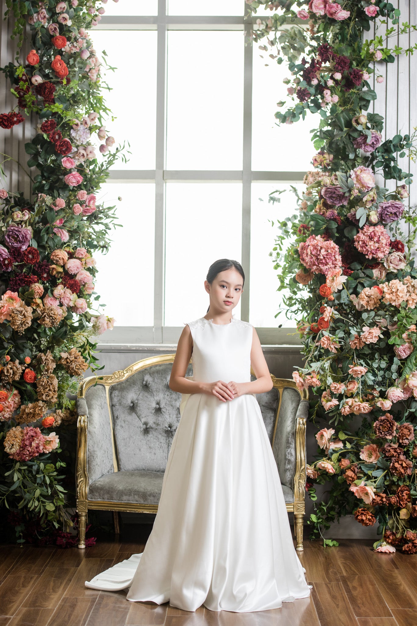 CHARLENE Lux Flower Girl / Communion Dress