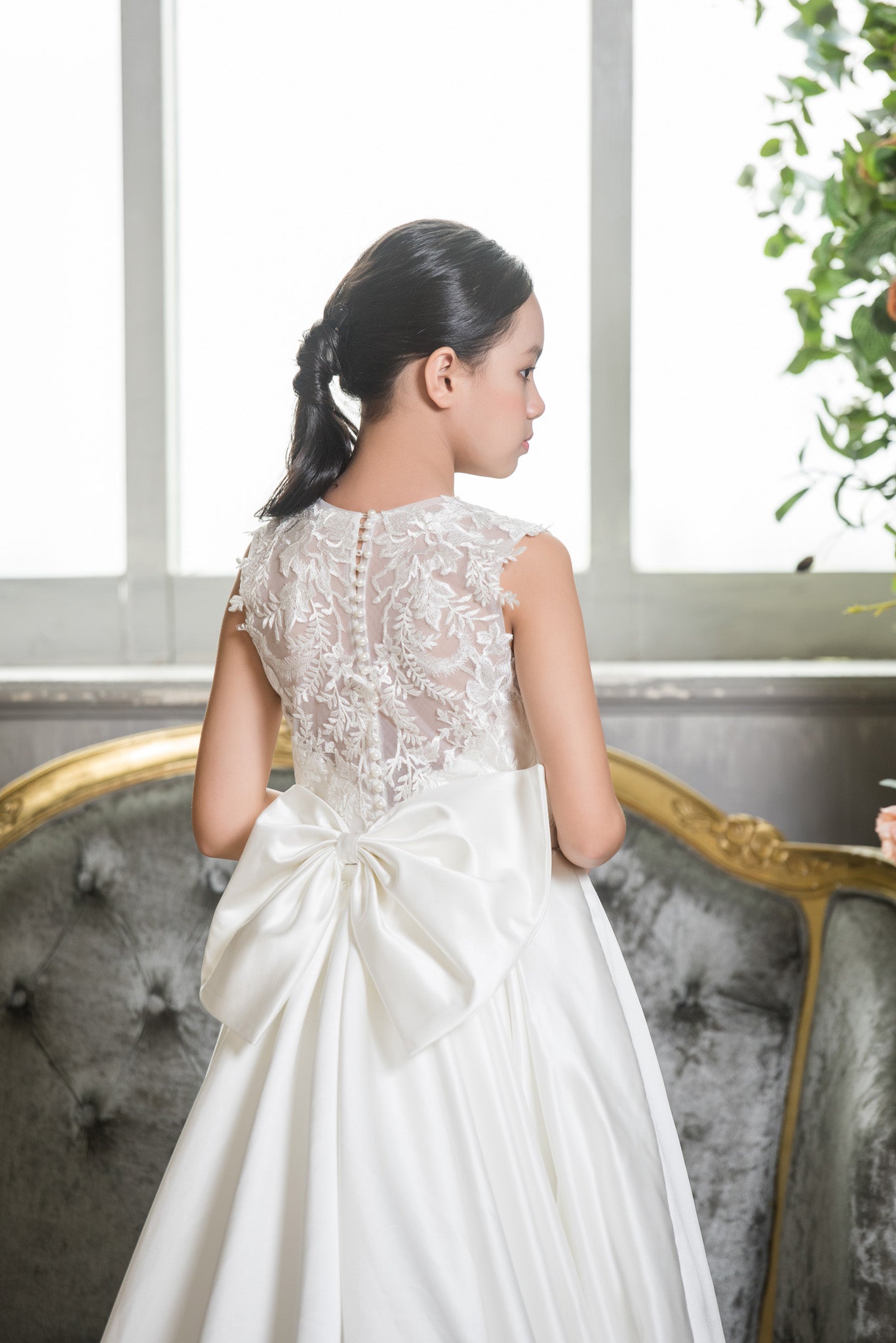 CHARLENE Lux Flower Girl / Communion Dress