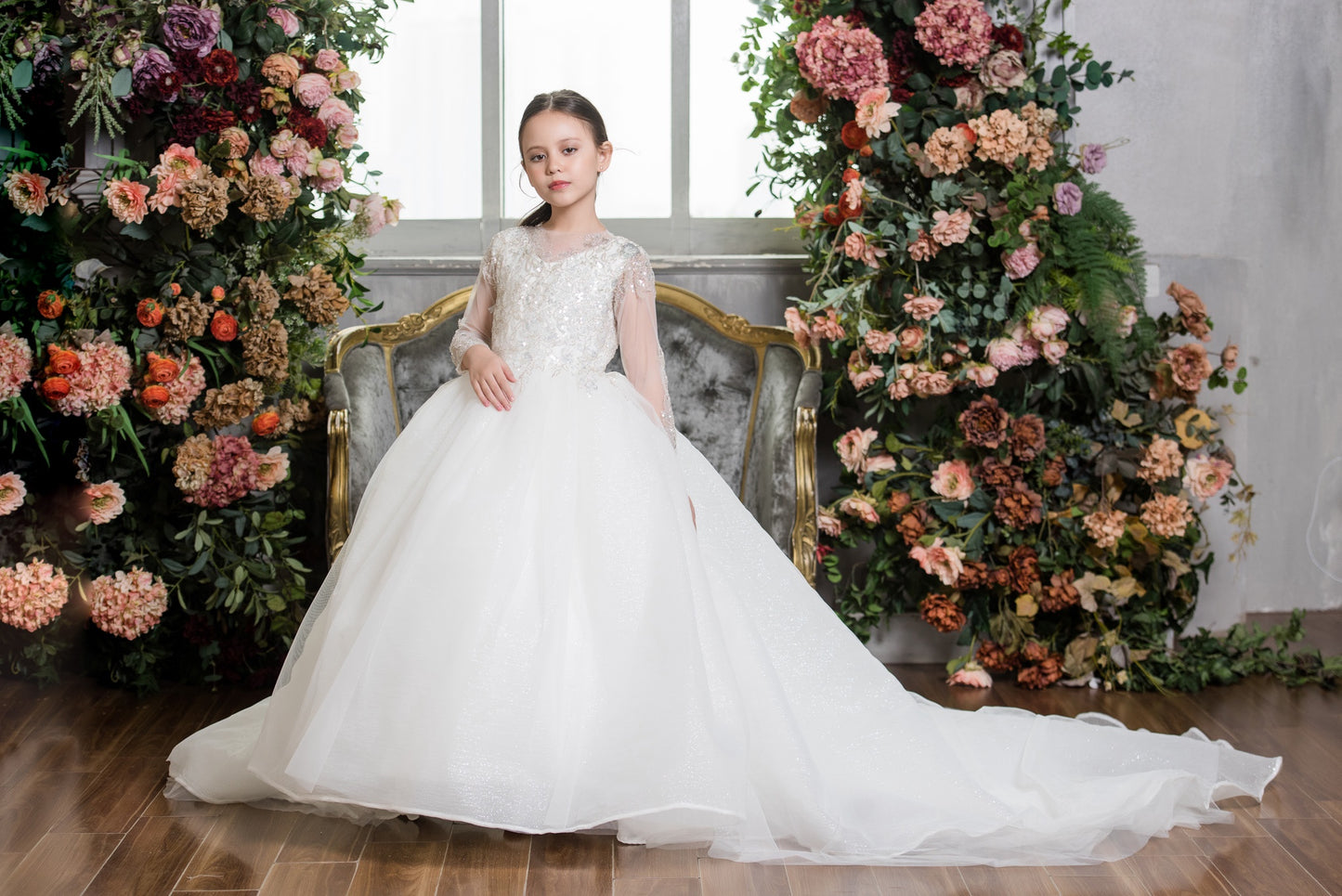 EVELYNN Lux Flower Girls / Communion Dress