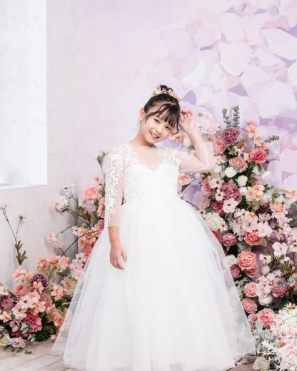 EVERLYN Full Length Flower Girls / Communion Dress