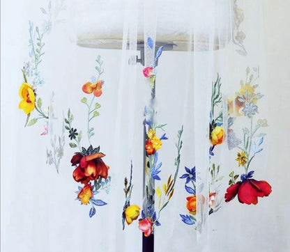 ASTERIA | 3D Embroidery Flower Veil