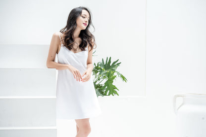 POSIE SLIP - WHITE