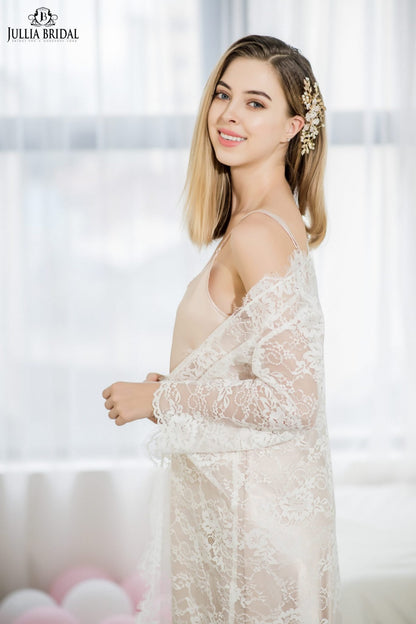 STARDUST LACE WRAP - LONG