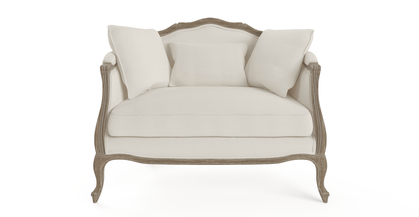 Vintage French-Style 2 Seater Sofa (Hire Only - Not for Sale)