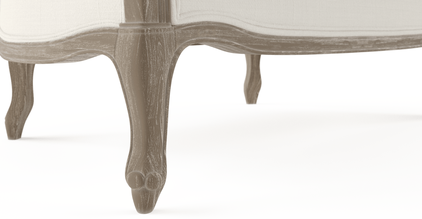 Vintage French-Style 2 Seater Sofa (Hire Only - Not for Sale)