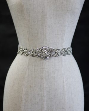 Luxury Bridal Belts with Rhinestone Bride Wedding Accessories Belt for Women